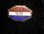 WWII AAF Sweetheart Pin Keep 'em Flying