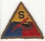 WWII Armored School S Patch Felt